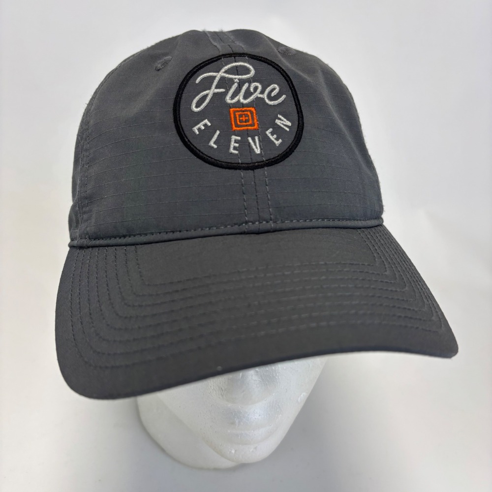 5.11 Tactical Hat Mens OSFM Flint Grey New 2024 Promo Ripstop Snapback Cap 89524